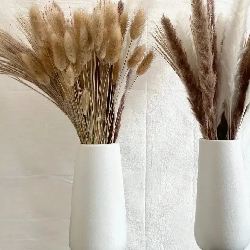 Charming Fluffy Pampas Dried Flowers Bouquet – Natural Decor