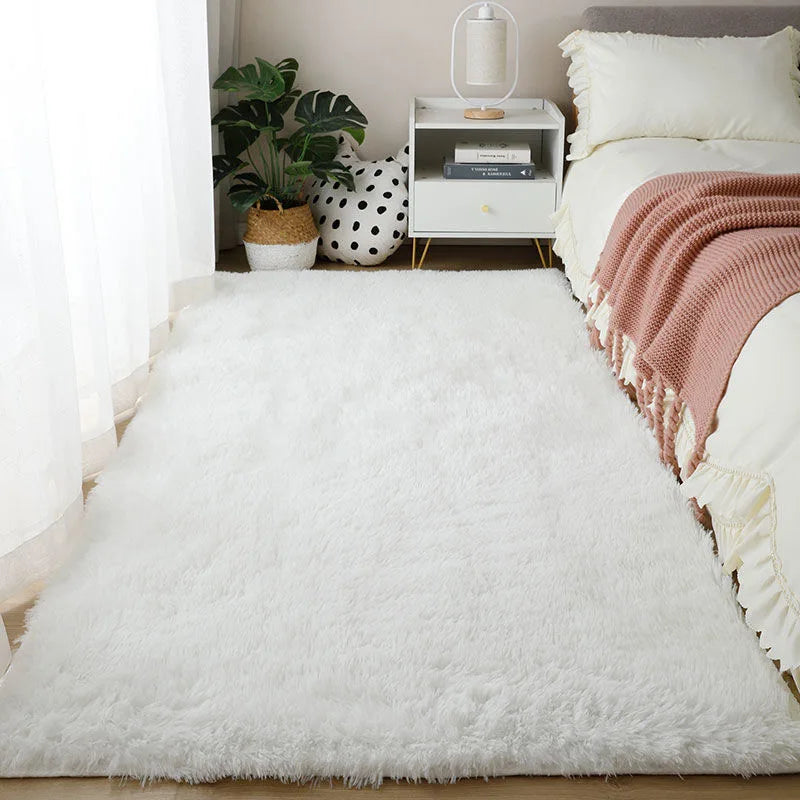 Soft Tie-Dyed Shaggy Area Rug – Fluffy Non-Slip Plush Carpet for Bedroom & Living Room