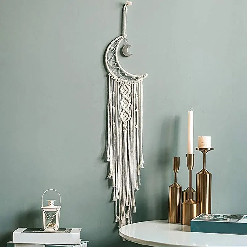 Bohemian Chic Macrame Wall Hanging – Whimsical Fiber Art