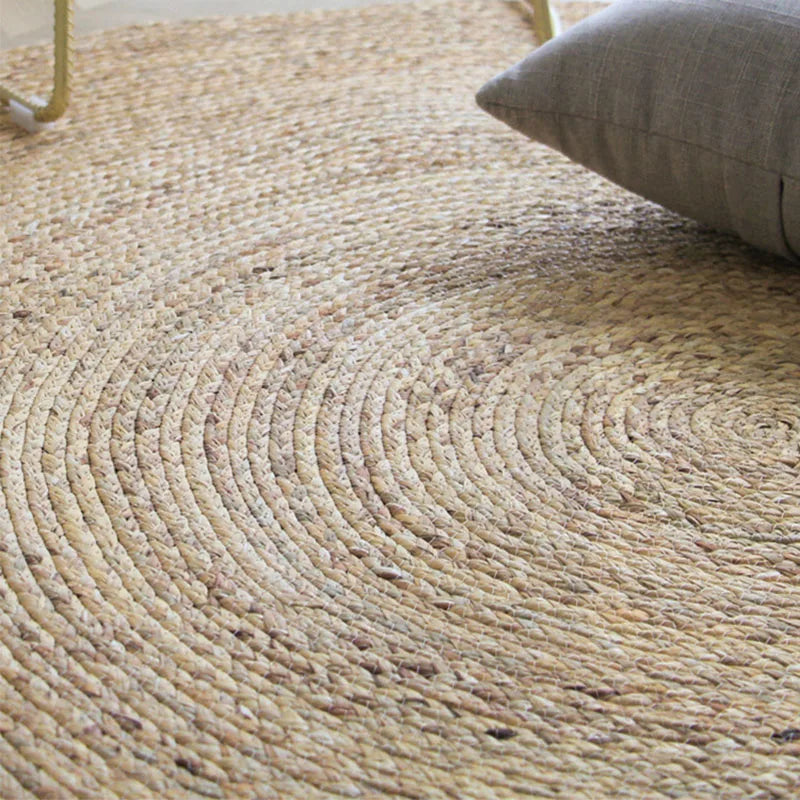 Handcrafted Natural Plant Fiber Rug – Soft & Sustainable Floor Accent